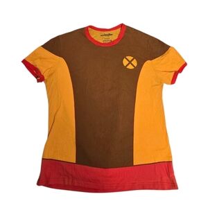 MARVEL Wolverine Mighty Fine costume short sleeve crew neck tee‎ shirt unisex L